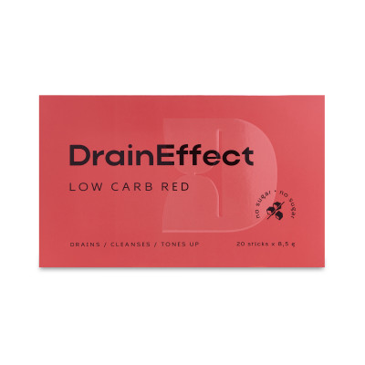 Дрейнэффект RED низкоуглеводный - DrainEffect RED Low Carb (20 стиков)